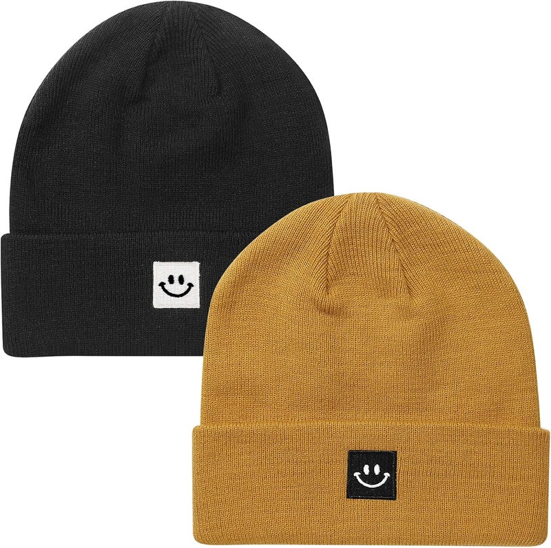 Paladoo Knit Beanie Hat for Men/Women 2Pack - Image 1